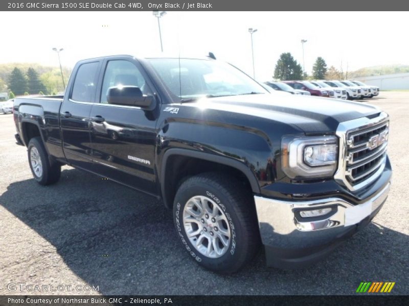Onyx Black / Jet Black 2016 GMC Sierra 1500 SLE Double Cab 4WD