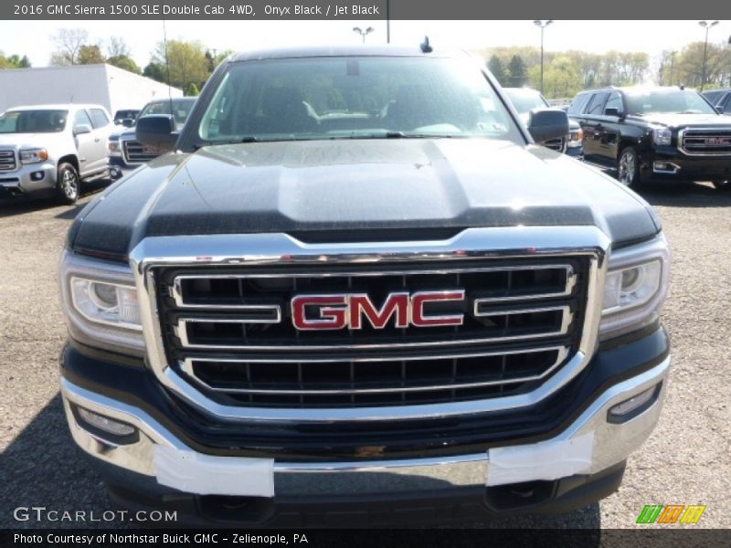 Onyx Black / Jet Black 2016 GMC Sierra 1500 SLE Double Cab 4WD