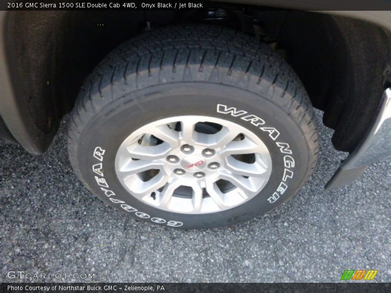 Onyx Black / Jet Black 2016 GMC Sierra 1500 SLE Double Cab 4WD