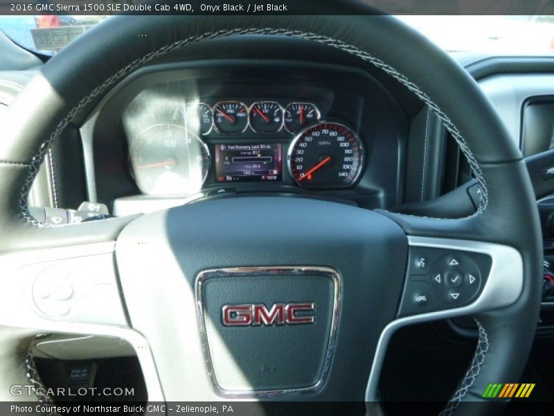 Onyx Black / Jet Black 2016 GMC Sierra 1500 SLE Double Cab 4WD