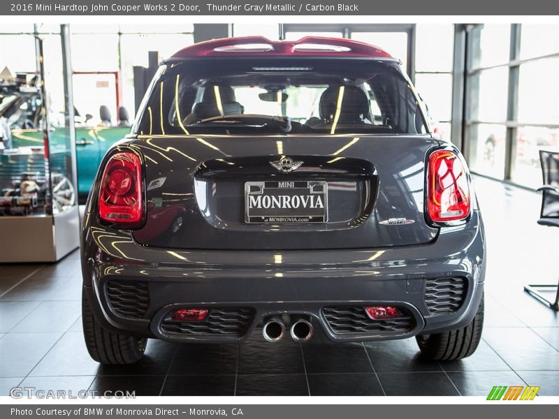 Thunder Gray Metallic / Carbon Black 2016 Mini Hardtop John Cooper Works 2 Door