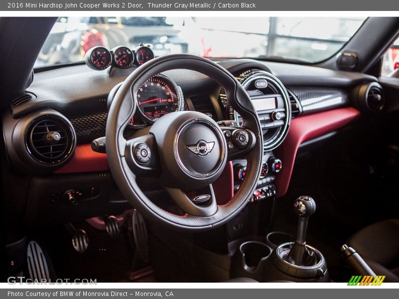 Thunder Gray Metallic / Carbon Black 2016 Mini Hardtop John Cooper Works 2 Door