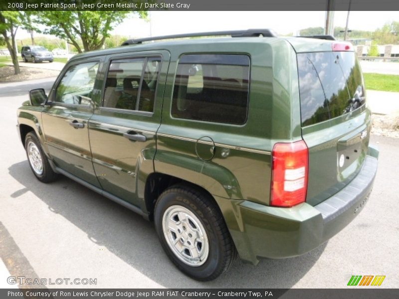 Jeep Green Metallic / Dark Slate Gray 2008 Jeep Patriot Sport