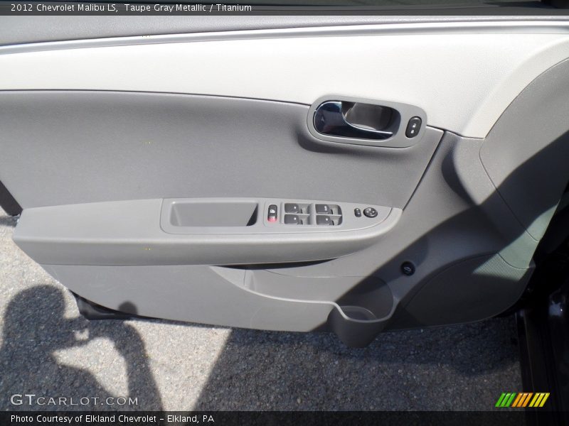 Taupe Gray Metallic / Titanium 2012 Chevrolet Malibu LS