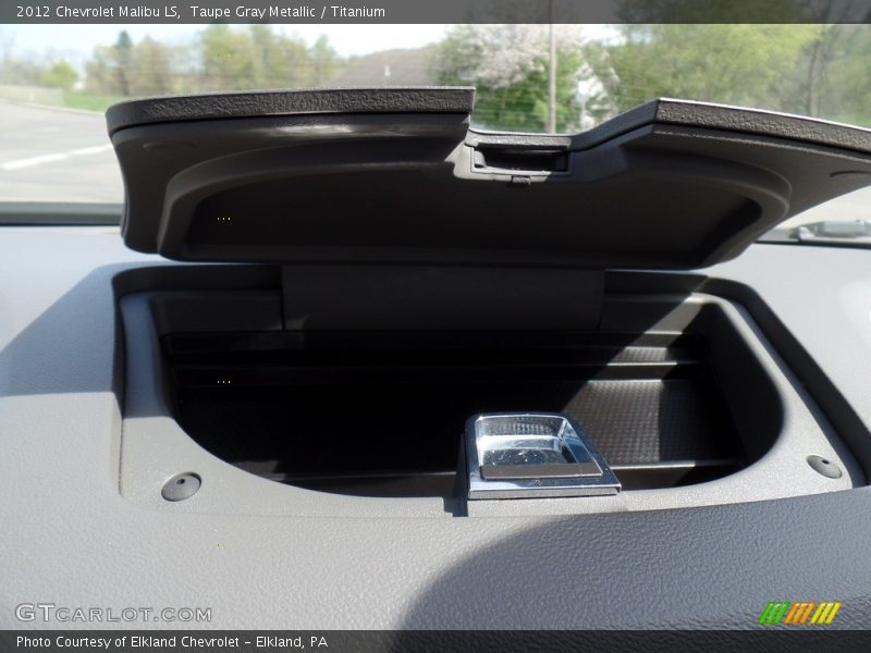 Taupe Gray Metallic / Titanium 2012 Chevrolet Malibu LS
