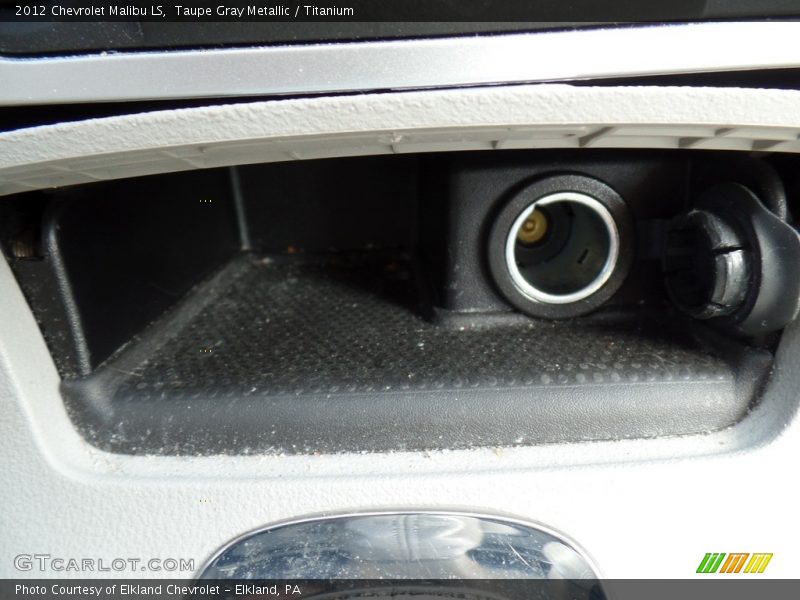 Taupe Gray Metallic / Titanium 2012 Chevrolet Malibu LS