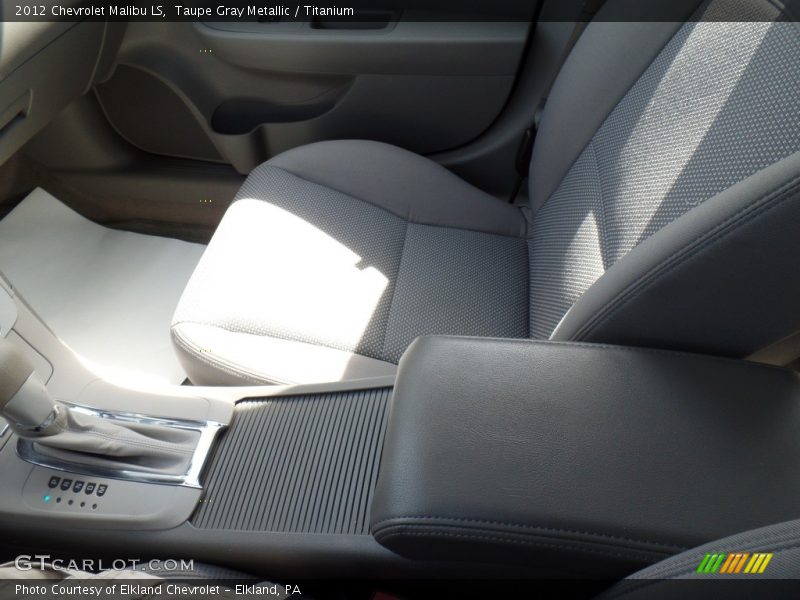 Taupe Gray Metallic / Titanium 2012 Chevrolet Malibu LS