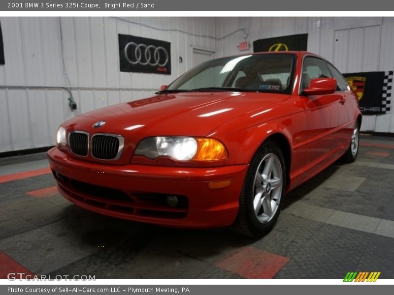 Bright Red / Sand 2001 BMW 3 Series 325i Coupe