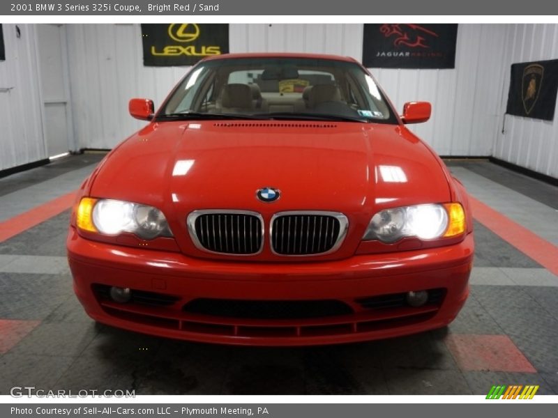 Bright Red / Sand 2001 BMW 3 Series 325i Coupe