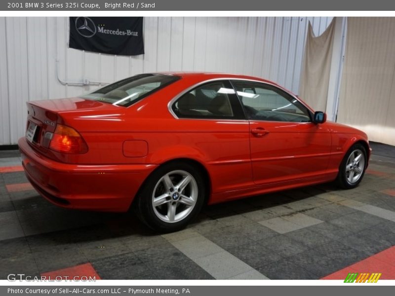 Bright Red / Sand 2001 BMW 3 Series 325i Coupe