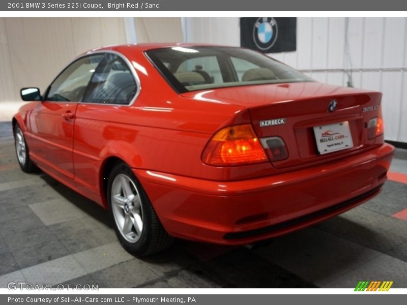 Bright Red / Sand 2001 BMW 3 Series 325i Coupe