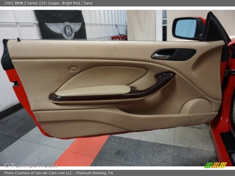 Bright Red / Sand 2001 BMW 3 Series 325i Coupe
