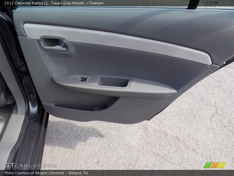 Taupe Gray Metallic / Titanium 2012 Chevrolet Malibu LS
