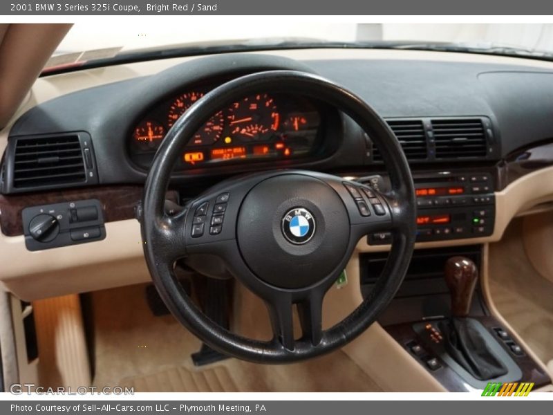 Bright Red / Sand 2001 BMW 3 Series 325i Coupe