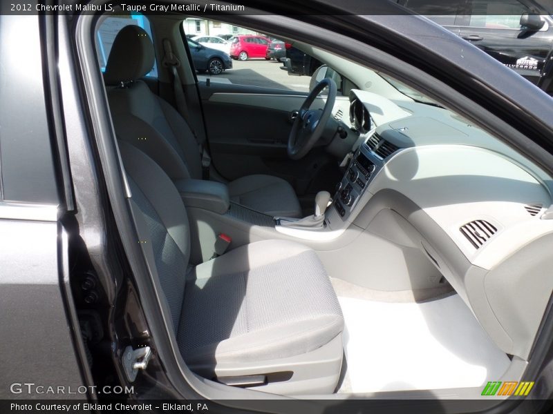 Taupe Gray Metallic / Titanium 2012 Chevrolet Malibu LS