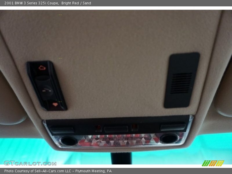 Bright Red / Sand 2001 BMW 3 Series 325i Coupe
