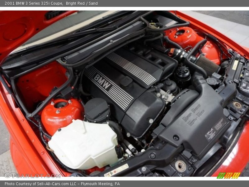 Bright Red / Sand 2001 BMW 3 Series 325i Coupe