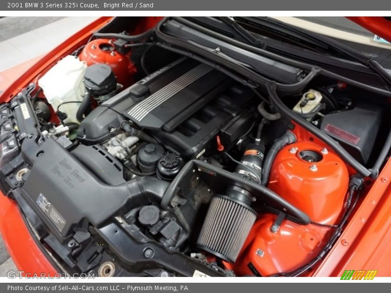 Bright Red / Sand 2001 BMW 3 Series 325i Coupe