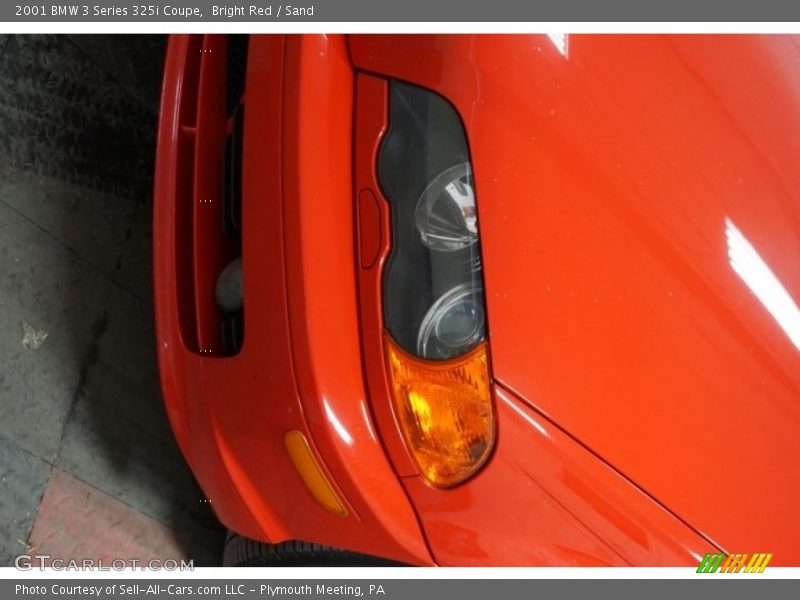 Bright Red / Sand 2001 BMW 3 Series 325i Coupe