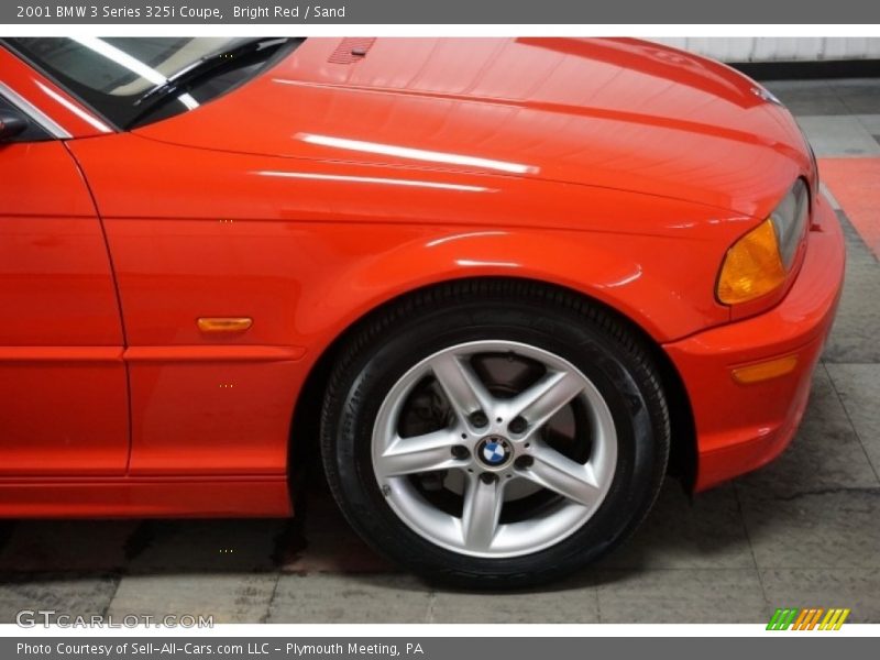 Bright Red / Sand 2001 BMW 3 Series 325i Coupe