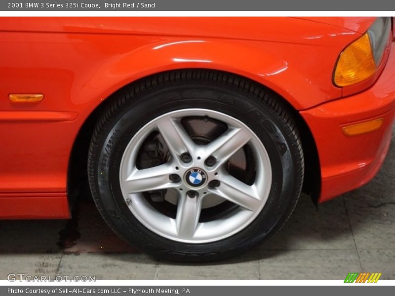 Bright Red / Sand 2001 BMW 3 Series 325i Coupe