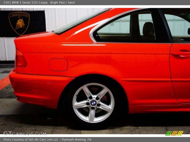 Bright Red / Sand 2001 BMW 3 Series 325i Coupe