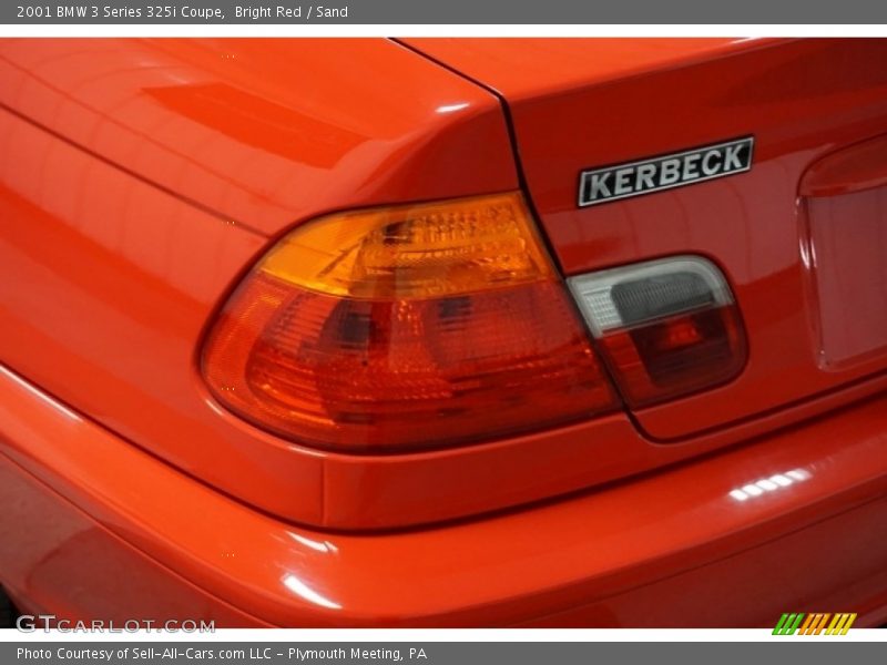 Bright Red / Sand 2001 BMW 3 Series 325i Coupe