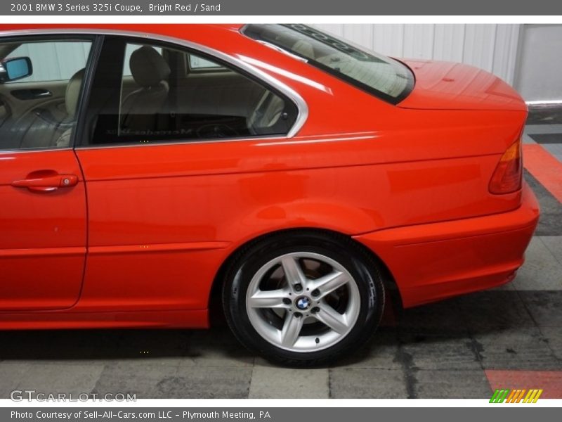 Bright Red / Sand 2001 BMW 3 Series 325i Coupe