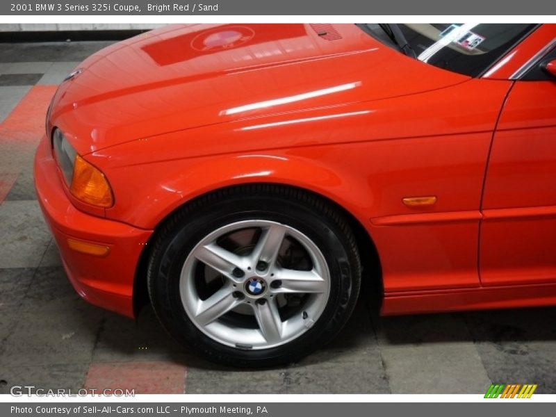 Bright Red / Sand 2001 BMW 3 Series 325i Coupe