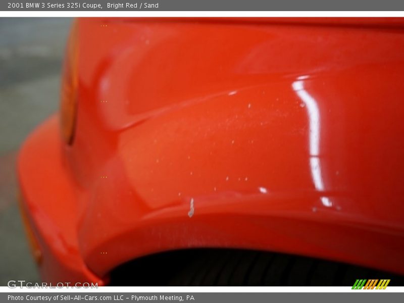 Bright Red / Sand 2001 BMW 3 Series 325i Coupe