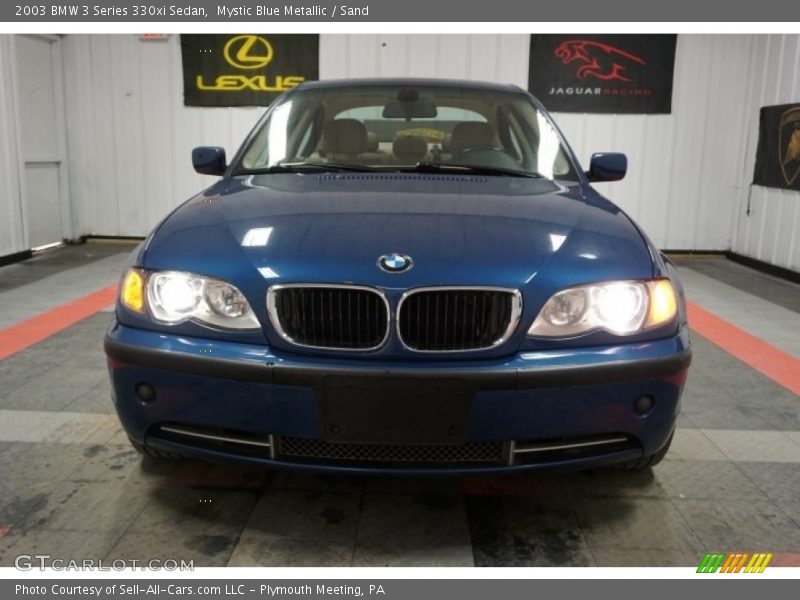 Mystic Blue Metallic / Sand 2003 BMW 3 Series 330xi Sedan