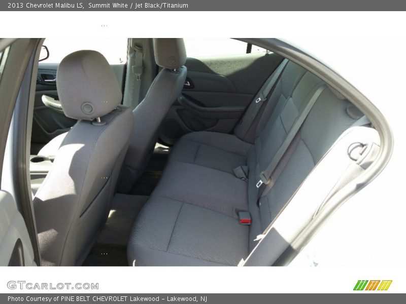 Summit White / Jet Black/Titanium 2013 Chevrolet Malibu LS