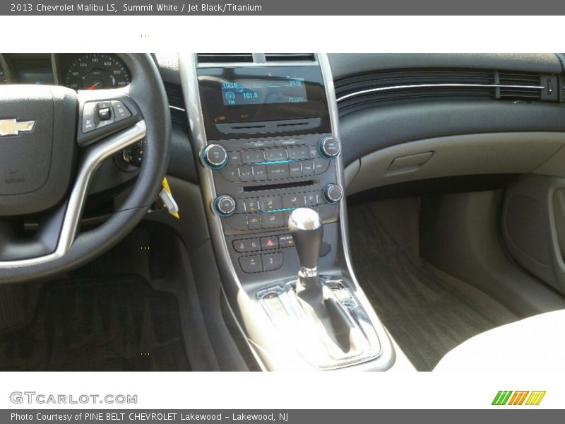 Summit White / Jet Black/Titanium 2013 Chevrolet Malibu LS