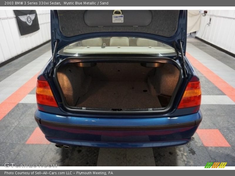 Mystic Blue Metallic / Sand 2003 BMW 3 Series 330xi Sedan