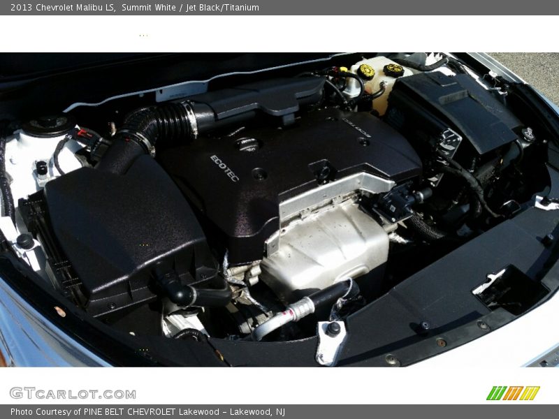 Summit White / Jet Black/Titanium 2013 Chevrolet Malibu LS