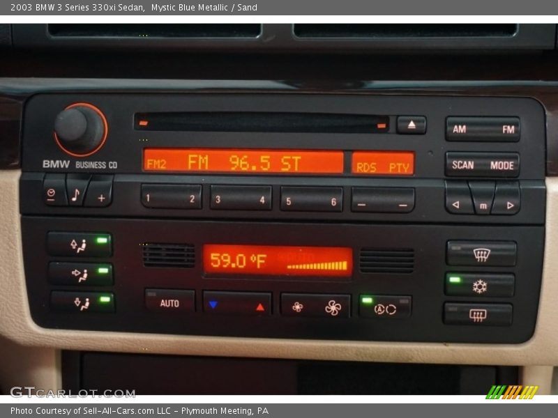 Mystic Blue Metallic / Sand 2003 BMW 3 Series 330xi Sedan