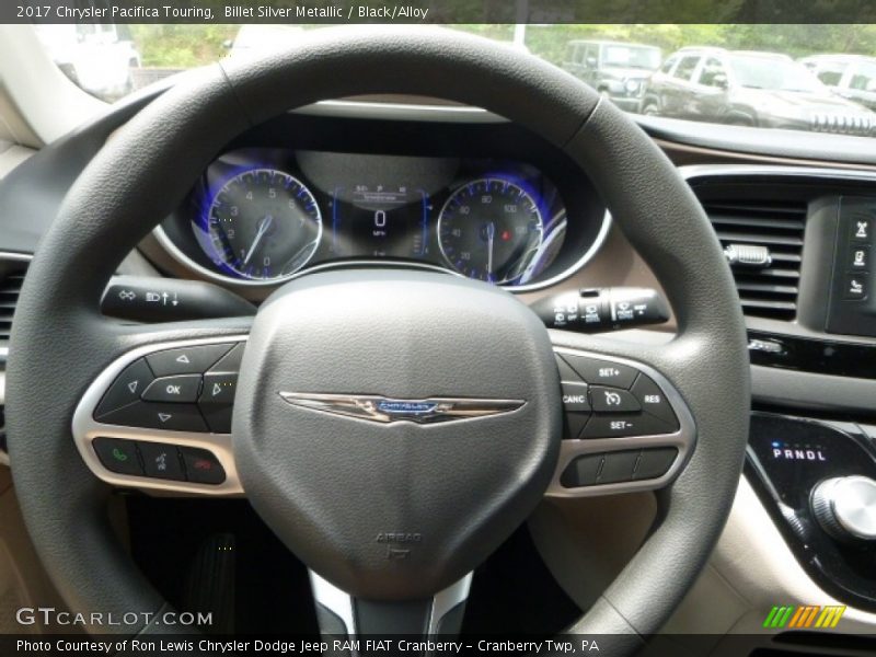 Billet Silver Metallic / Black/Alloy 2017 Chrysler Pacifica Touring