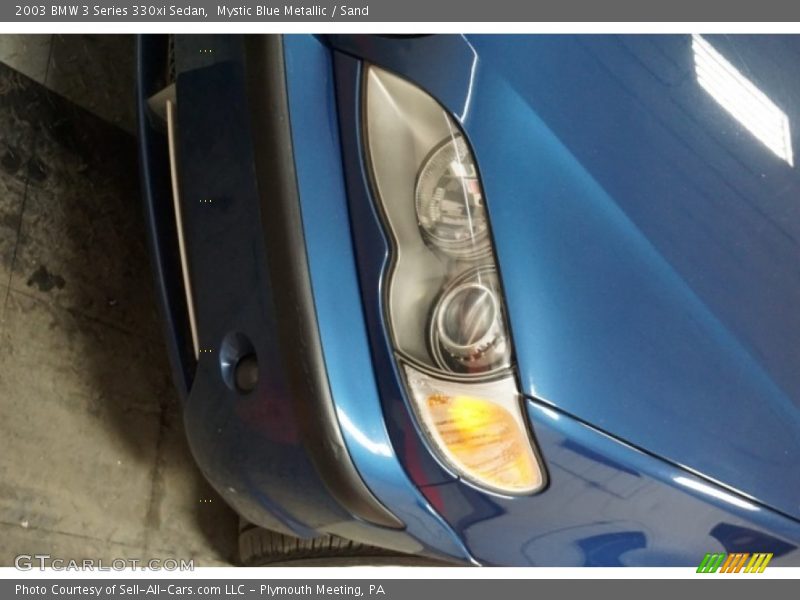 Mystic Blue Metallic / Sand 2003 BMW 3 Series 330xi Sedan