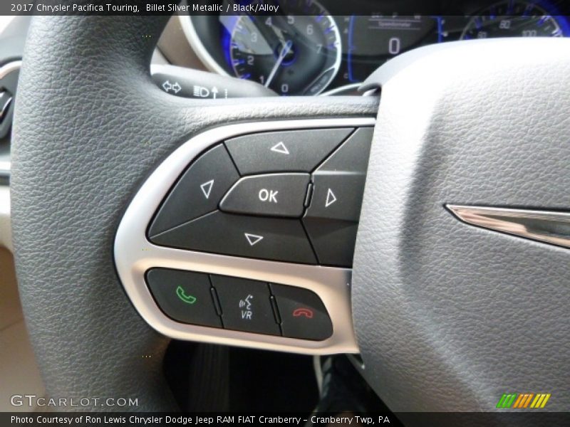 Billet Silver Metallic / Black/Alloy 2017 Chrysler Pacifica Touring