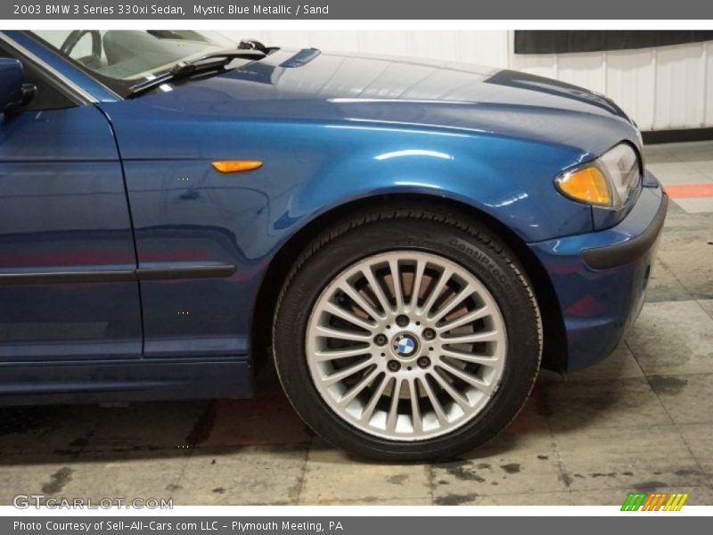 Mystic Blue Metallic / Sand 2003 BMW 3 Series 330xi Sedan