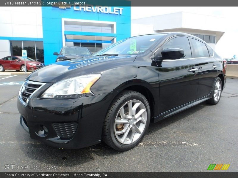 Super Black / Charcoal 2013 Nissan Sentra SR