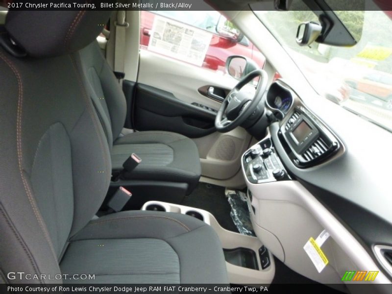 Billet Silver Metallic / Black/Alloy 2017 Chrysler Pacifica Touring