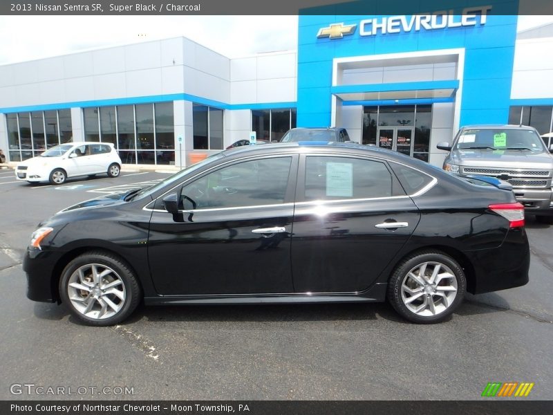 Super Black / Charcoal 2013 Nissan Sentra SR