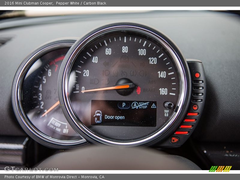  2016 Clubman Cooper Cooper Gauges