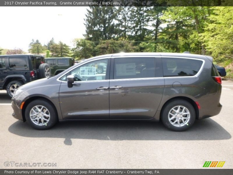 Granite Crystal Metallic / Black/Alloy 2017 Chrysler Pacifica Touring