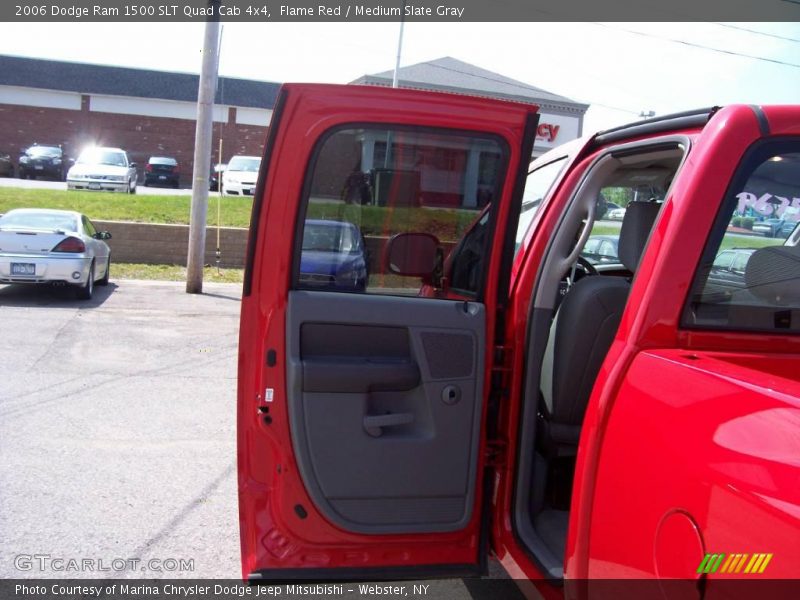 Flame Red / Medium Slate Gray 2006 Dodge Ram 1500 SLT Quad Cab 4x4