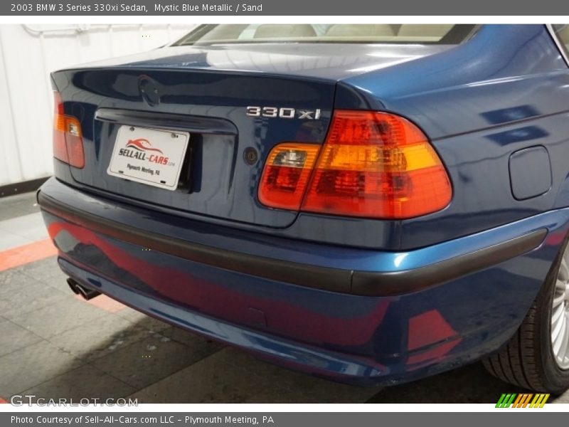 Mystic Blue Metallic / Sand 2003 BMW 3 Series 330xi Sedan