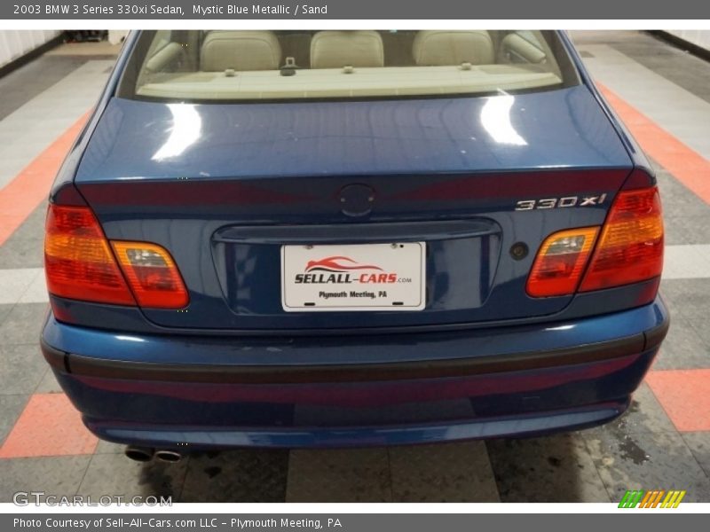 Mystic Blue Metallic / Sand 2003 BMW 3 Series 330xi Sedan