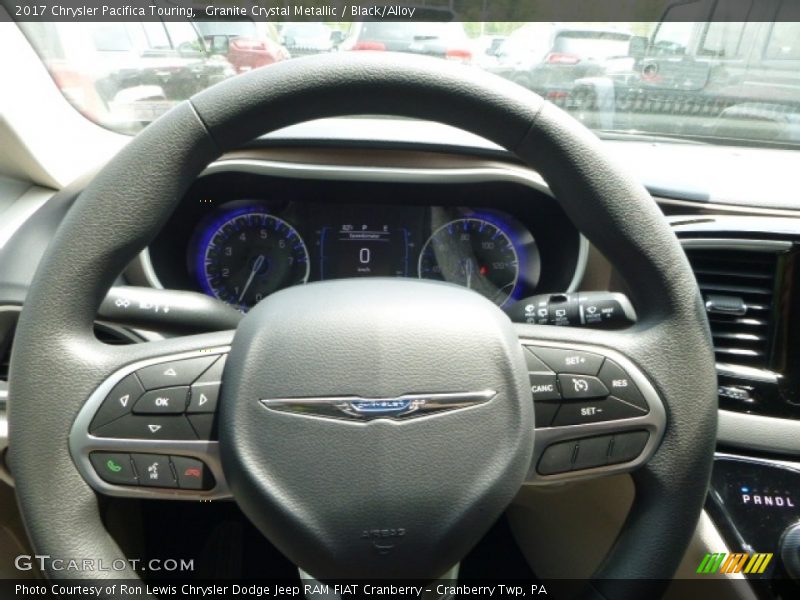 Granite Crystal Metallic / Black/Alloy 2017 Chrysler Pacifica Touring
