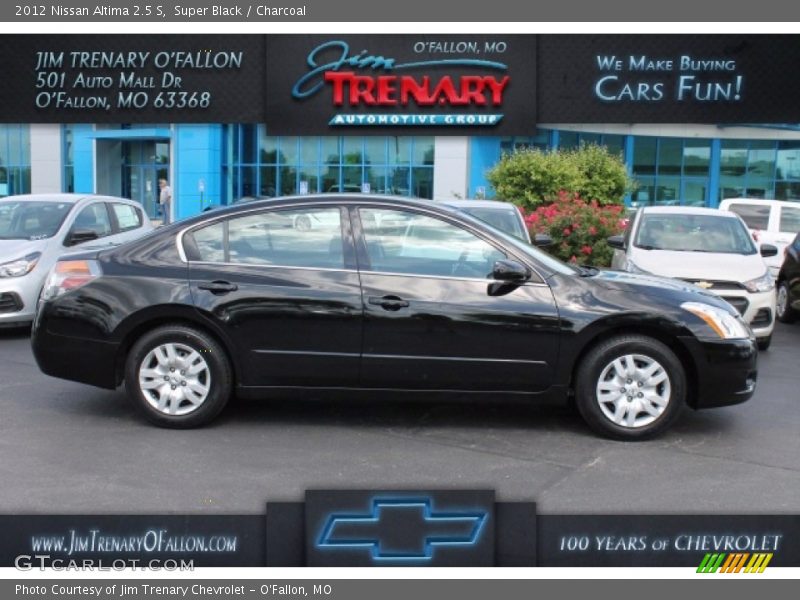 Super Black / Charcoal 2012 Nissan Altima 2.5 S